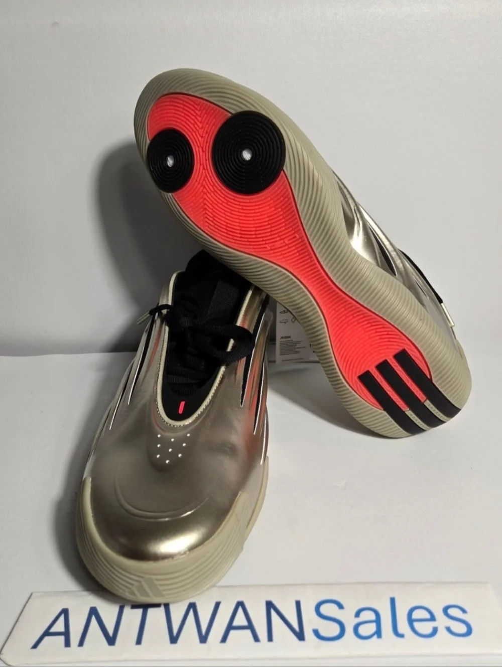 Adidas Harden Volume 9 Cyber Metallic Black Basketball Men’s Size 18 New JR2506
